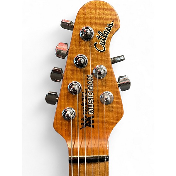 Used Ernie Ball Music Man Cutlass SSS Firemist Solid Body Electric Guitar