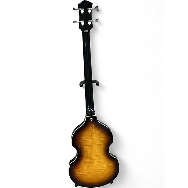 Used Johnson JJ2OO VIOLIN BASS 2 Tone Sunburst Electric Bass Guitar