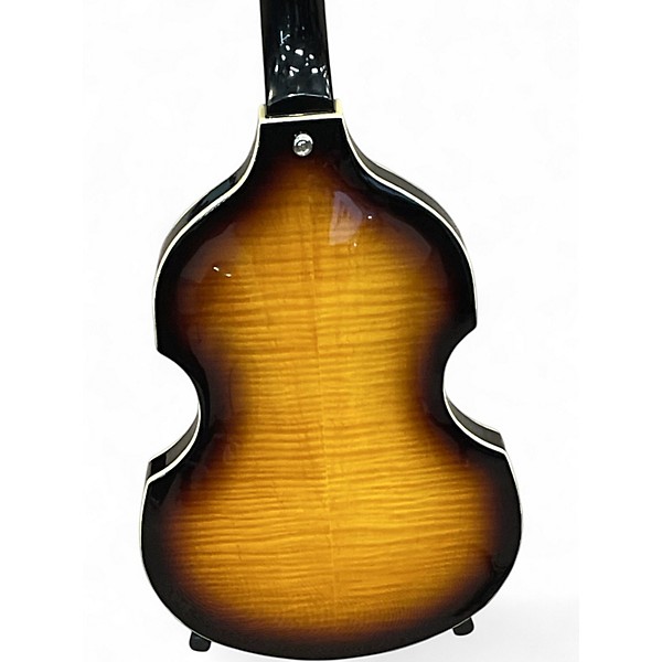 Used Johnson JJ2OO VIOLIN BASS 2 Tone Sunburst Electric Bass Guitar