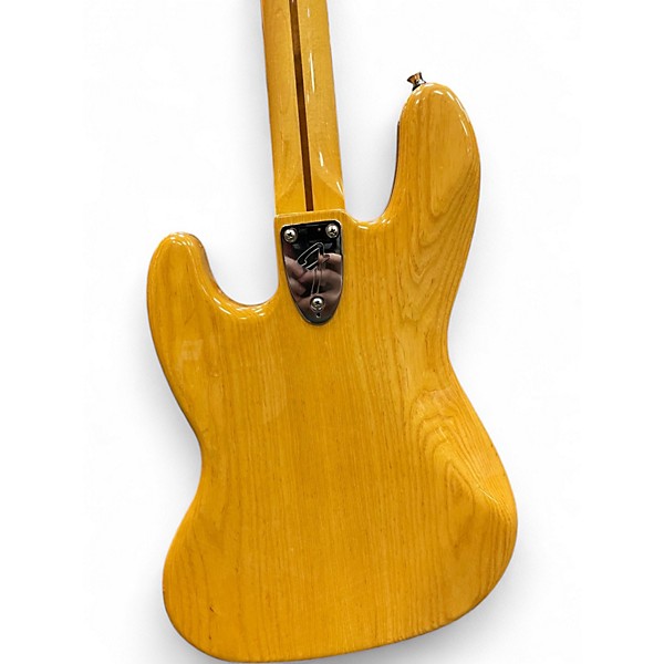 Used Fender Marcus Miller Signature Jazz Bass Natural Electric Bass Guitar