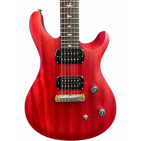 Used PRS SE CE24 Stoptail  Vintage Cherry Solid Body Electric Guitar