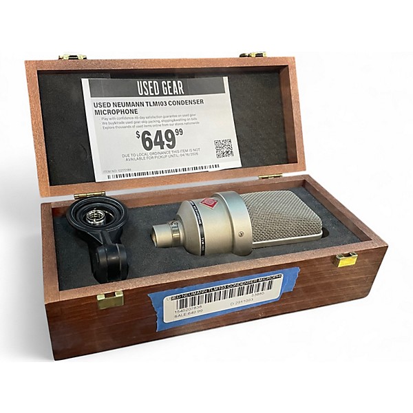 Used Neumann TLM103 Condenser Microphone