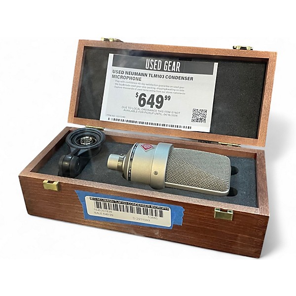 Used Neumann TLM103 Condenser Microphone