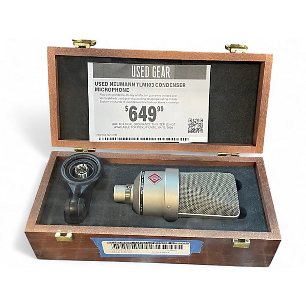 Used Neumann TLM103 Condenser Microphone