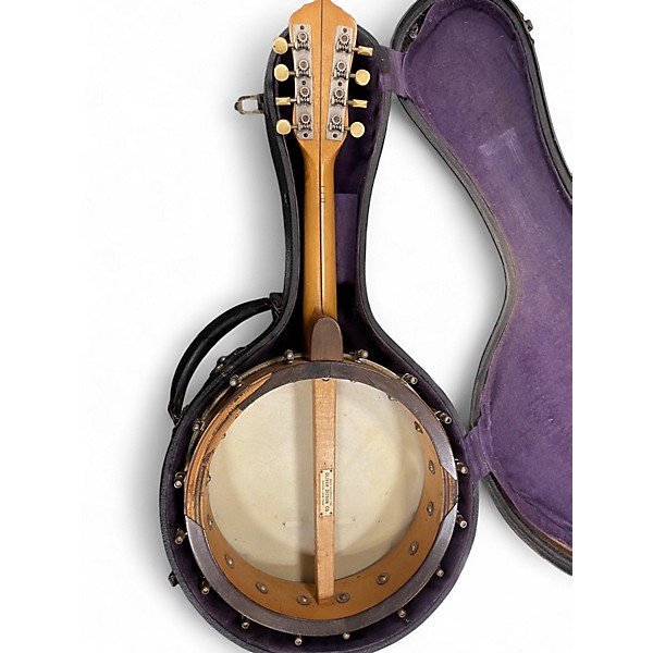 Vintage 1920s Oliver Ditson Company MANDOLIN-BANJO Natural Mandolin