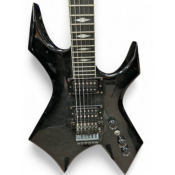 Used B.C. Rich Warlock Black Solid Body Electric Guitar