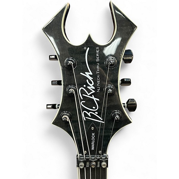 Used B.C. Rich Warlock Black Solid Body Electric Guitar