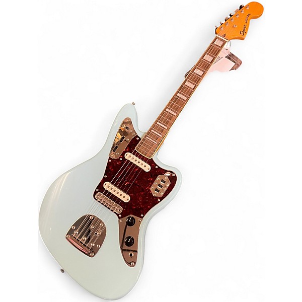 Used Squier CLASSIC VIBE 70'S JAGUAR Daphne Blue Solid Body Electric Guitar