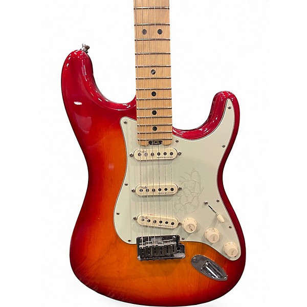 Used 2016 Fender American Elite Stratocaster 2 Tone Sunburst Solid Body Electric Guitar