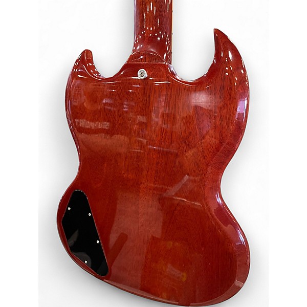 Used 2019 Gibson  SG Standard '61 Maestro Vibrola Cherry Solid Body Electric Guitar