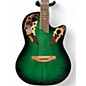 Used Ovation CS257 Celebrity GREEN Acoustic Electric Guitar