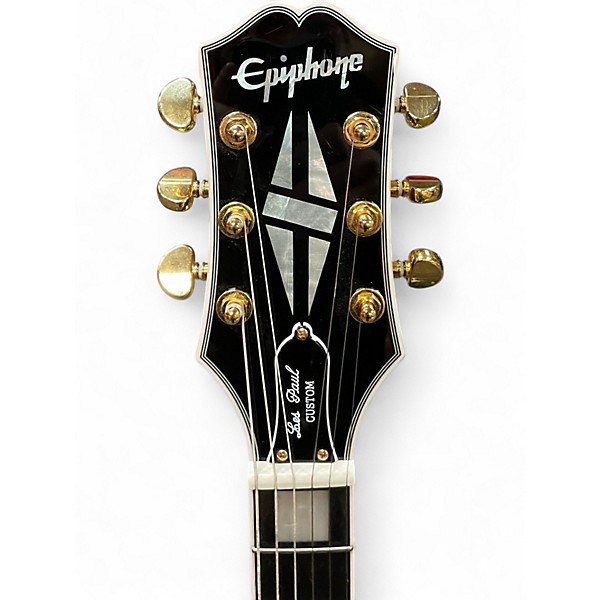 Used Epiphone Les Paul Custom Figured Iced Tea Burst Solid Body Electric Guitar