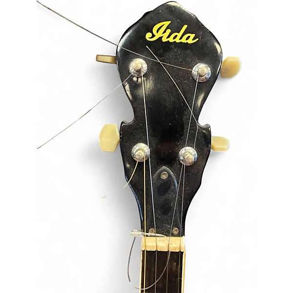 Used Iida 5 String Banjo Natural Banjo