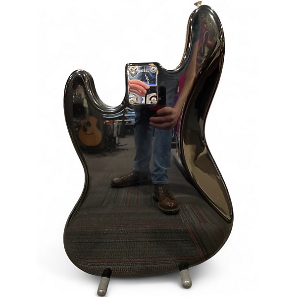 Used 2000s Fender American Vintage 1962 Jazz Bass Black Electric Bass Guitar