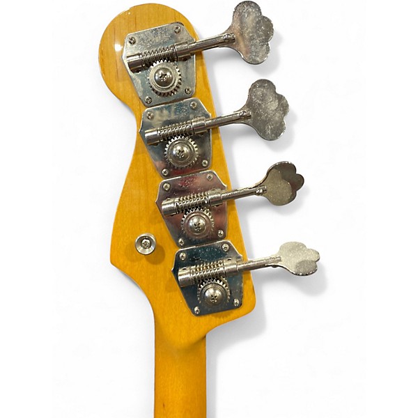 Used 2000s Fender American Vintage 1962 Jazz Bass Black Electric Bass Guitar