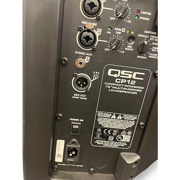 Used QSC CP12 Powered Speaker