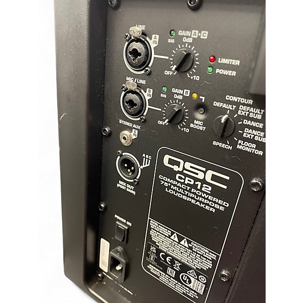 Used QSC CP12 Powered Speaker