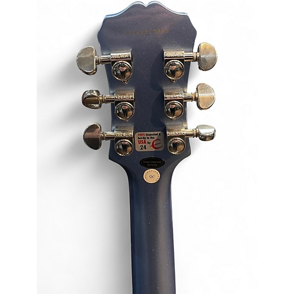 Used Epiphone Les Paul Standard Pelham Blue Solid Body Electric Guitar