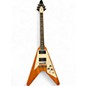 Used 2024 Gibson '70s Flying V Antique Natural Solid Body Electric Guitar thumbnail