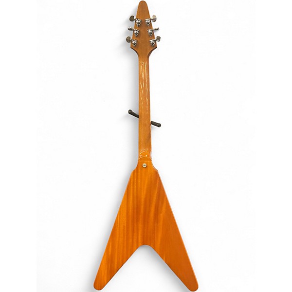 Used 2024 Gibson '70s Flying V Antique Natural Solid Body Electric Guitar
