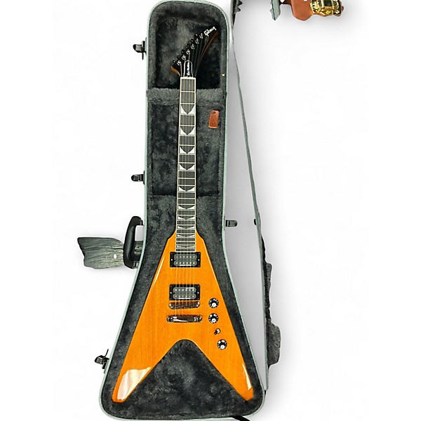 Used Gibson Dave Mustaine Flying V Antique Natural Solid Body Electric Guitar