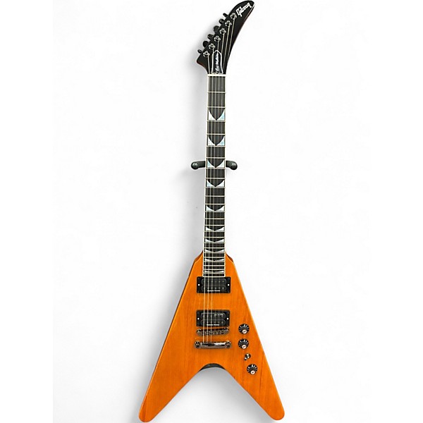 Used Gibson Dave Mustaine Flying V Antique Natural Solid Body Electric Guitar