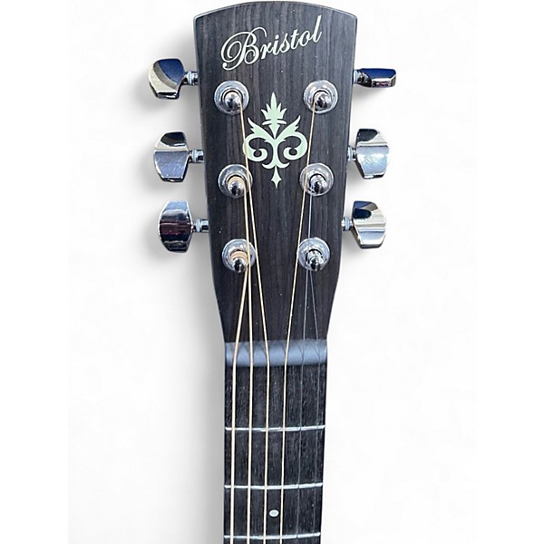 Used Bristol BD15 Vintage Natural Acoustic Guitar