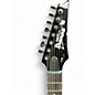 Used Ibanez GRG7221QA Trans Black Solid Body Electric Guitar