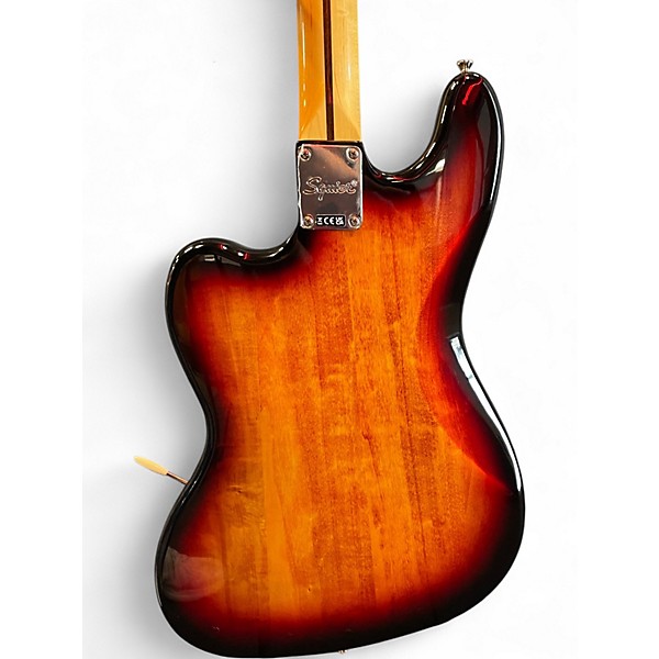 Used Squier Vintage Modified Bass VI 2 Tone Sunburst Electric Bass Guitar