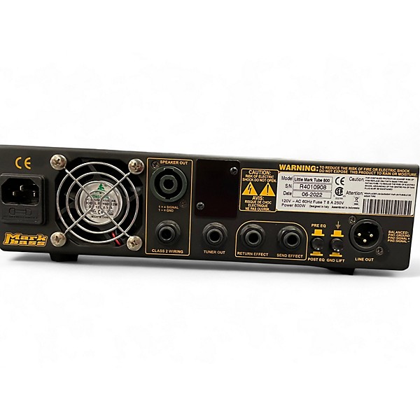 Used Markbass Little Mark Tube 800 Tube Bass Amp Head