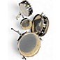 Used TAMA 4 Piece CLUB JAM PANCAKE KIT HAIRLINE BLACK Drum Kit thumbnail