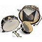 Used TAMA 4 Piece CLUB JAM PANCAKE KIT HAIRLINE BLACK Drum Kit