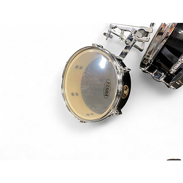 Used TAMA 4 Piece CLUB JAM PANCAKE KIT HAIRLINE BLACK Drum Kit