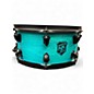 Used SJC Drums 14in PATHFINDER MIAMI TEAL SATIN Drum