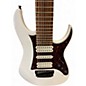 Used Ibanez TAM10 Tosin Abasi Signature 8 String White Solid Body Electric Guitar