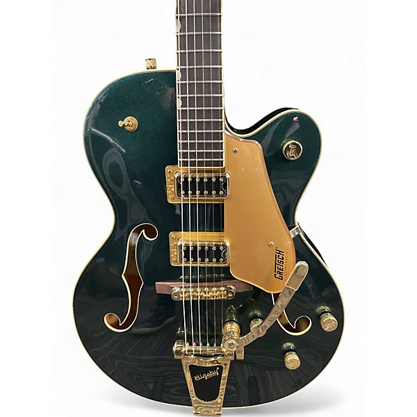 Used Gretsch Guitars g5420tg Metallic Green Hollow Body Electric Guitar