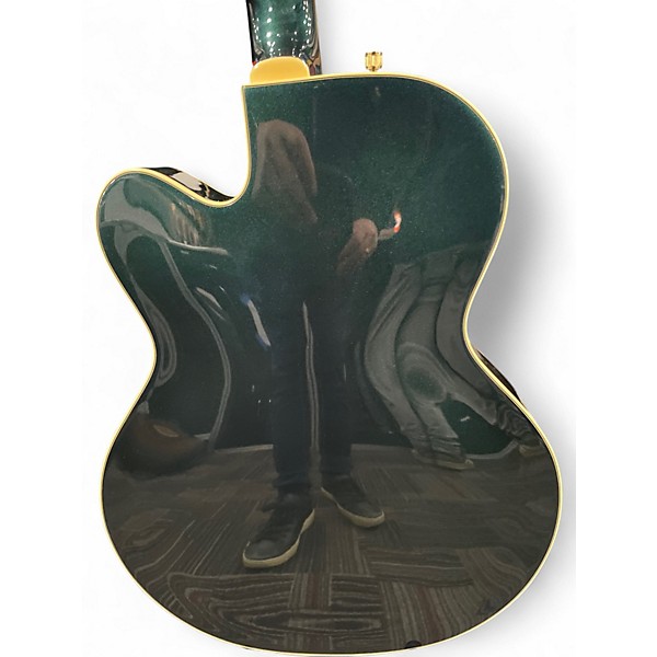 Used Gretsch Guitars g5420tg Metallic Green Hollow Body Electric Guitar