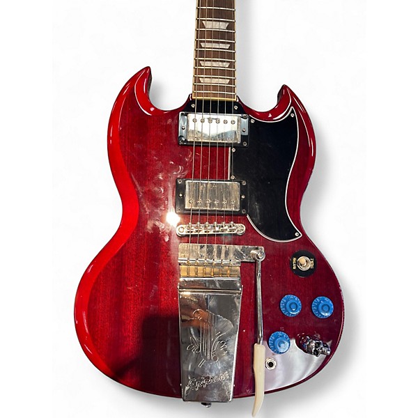 Used Epiphone SG STANDARD VIBROLA Cherry Solid Body Electric Guitar
