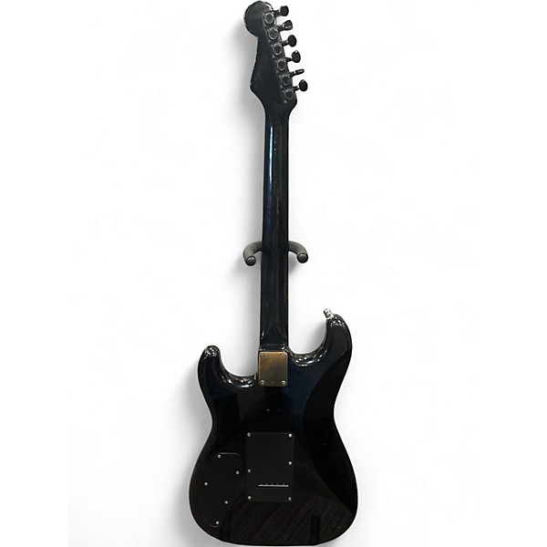 Vintage 1980s Fender MIJ Stratocaster Black Solid Body Electric Guitar