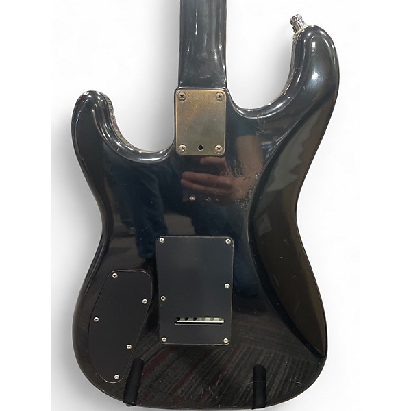 Vintage 1980s Fender MIJ Stratocaster Black Solid Body Electric Guitar