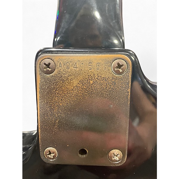 Vintage 1980s Fender MIJ Stratocaster Black Solid Body Electric Guitar