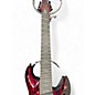 Used Schecter Guitar Research C-8 MULTI SCALE SILVER MOUNTAIN 8 STRING RED AND BLACK Solid Body Electric Guitar