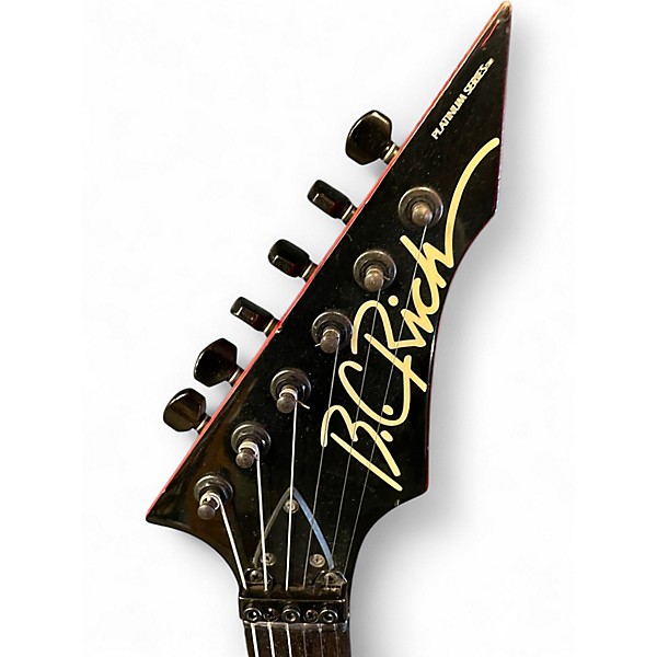 Used B.C. Rich Model STIII Red Solid Body Electric Guitar