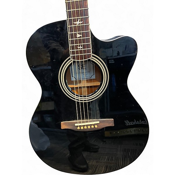 Used PRS Angelus A10E Black Acoustic Electric Guitar