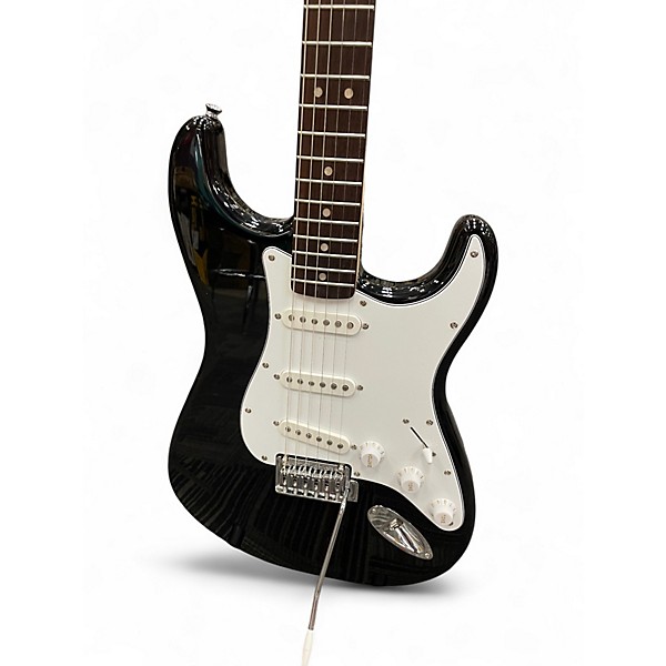 Used Squier Affinity Stratocaster Black Solid Body Electric Guitar
