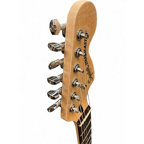 Used Squier Affinity Stratocaster Black Solid Body Electric Guitar