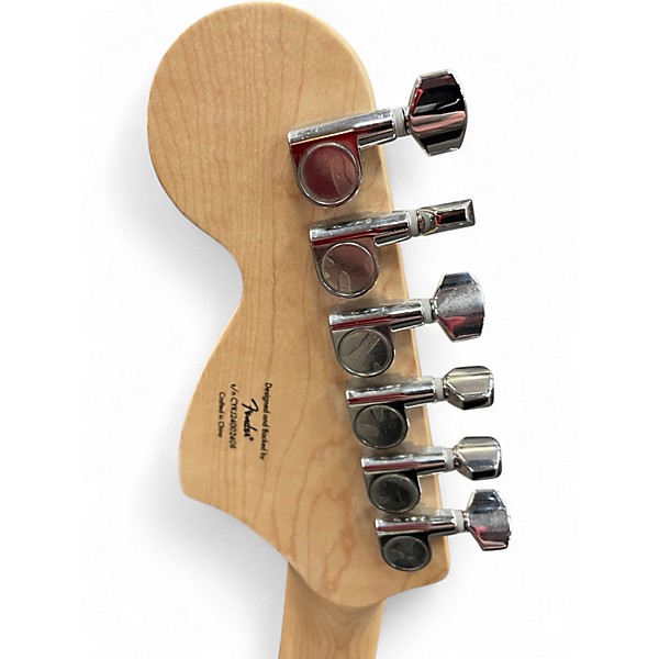 Used Squier Affinity Stratocaster Black Solid Body Electric Guitar