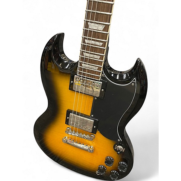 Used Epiphone SG Tribute Plus 2 Color Sunburst Solid Body Electric Guitar