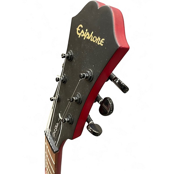 Used Epiphone Dot Studio Worn Cherry Hollow Body Electric Guitar