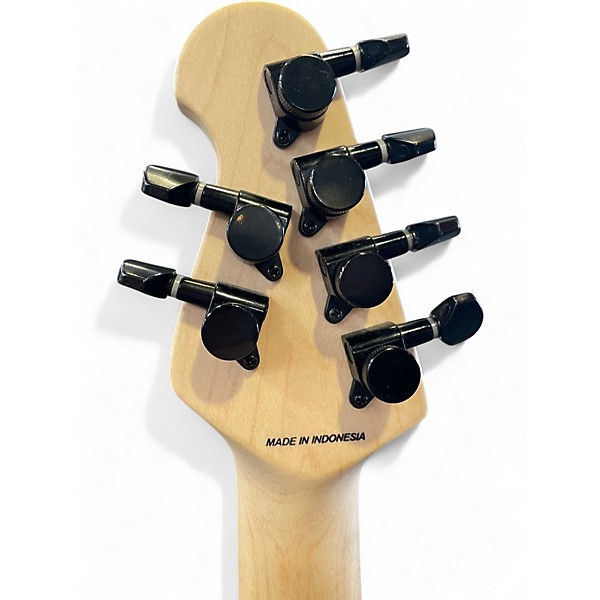 Used Sterling by Music Man JP60 Black Solid Body Electric Guitar